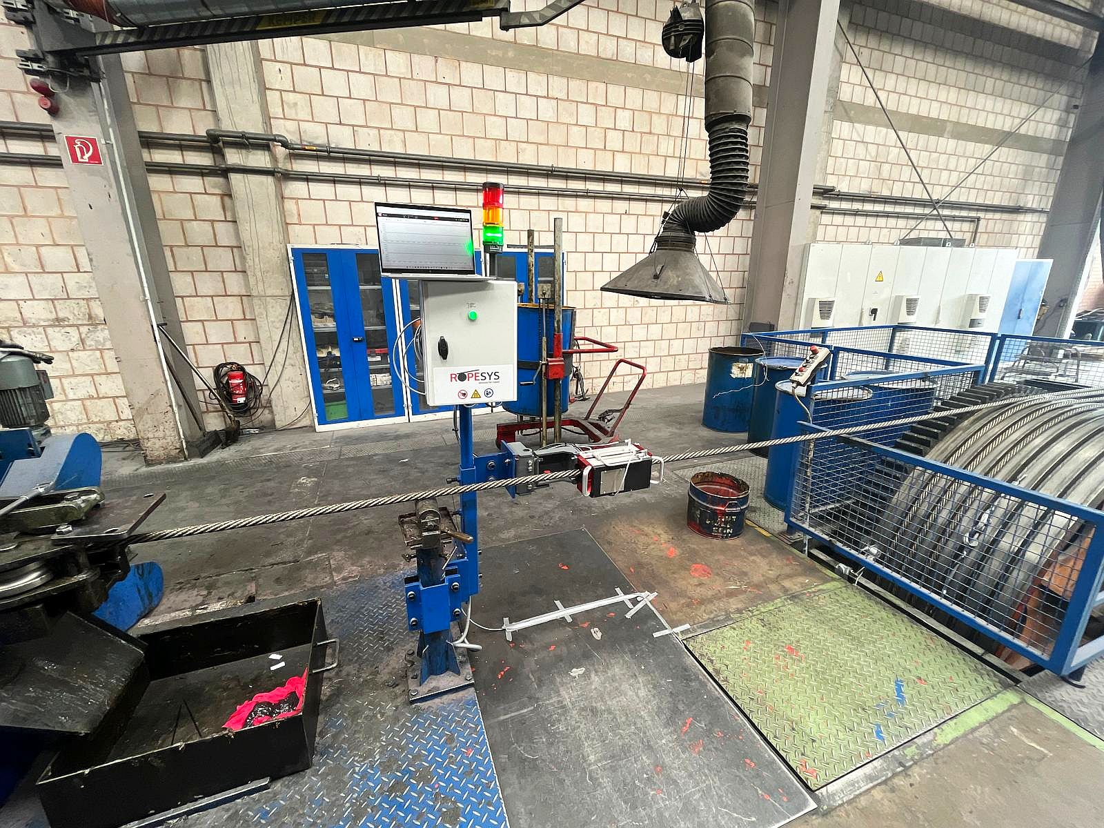 The inline rope testing device from ROPESYS