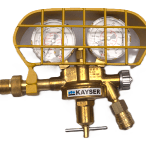 Zylinderdruckminderer mit Schutzkäfig für Seilprüfgeräte
