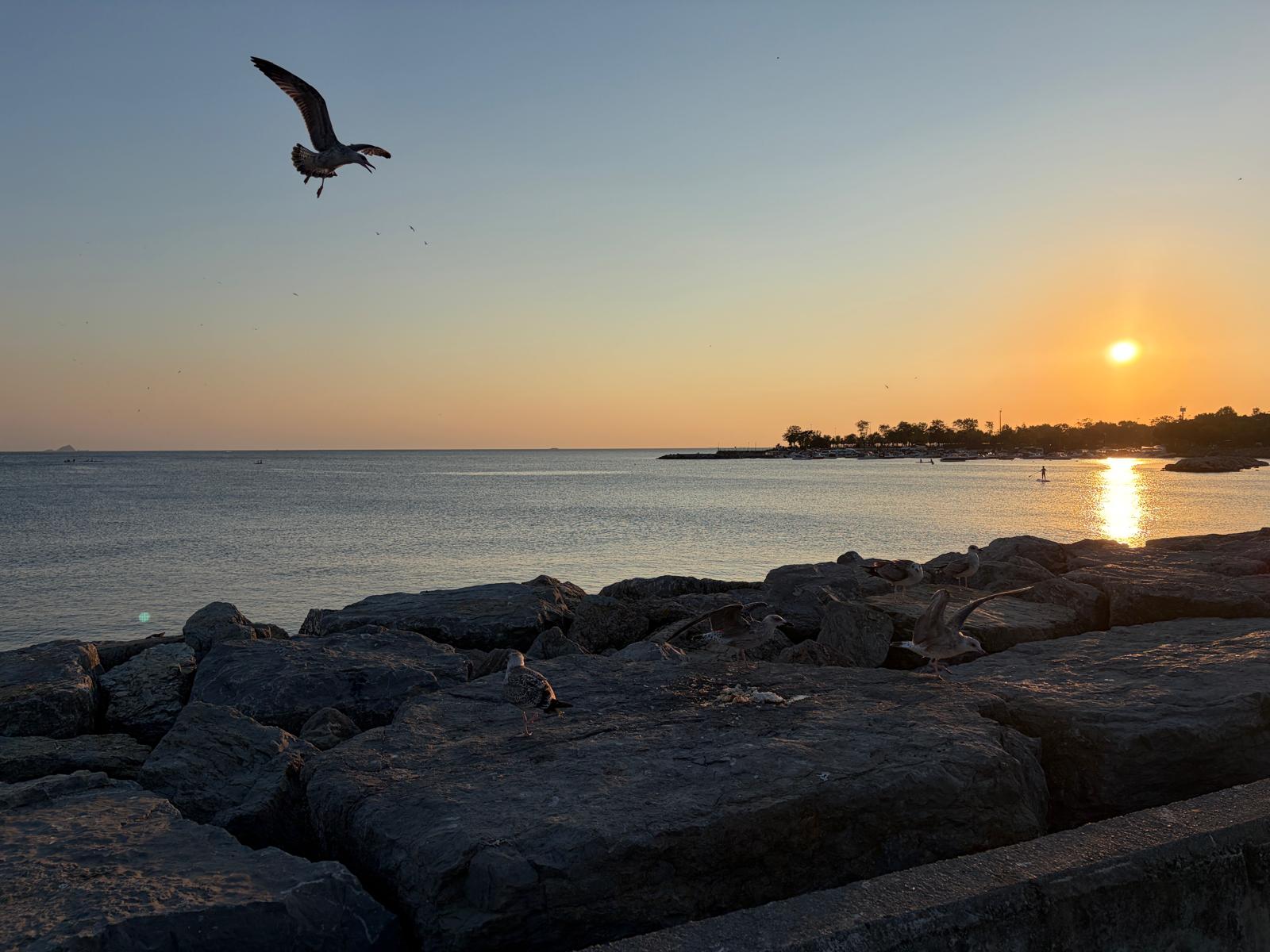 Sunset on the Turkish coast