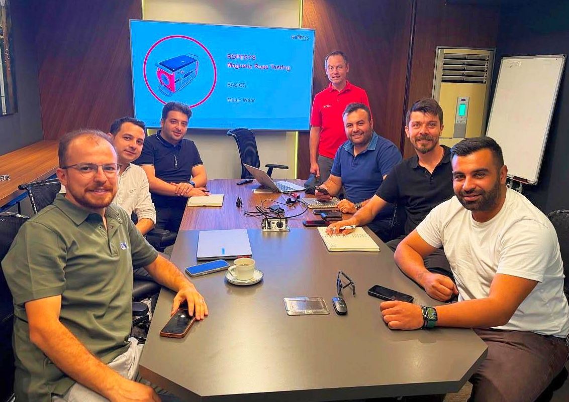 Training team at Bursa Teleferik with Dr. Martin Wehr